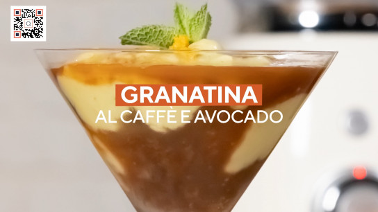 Granatina al caffè e avocado