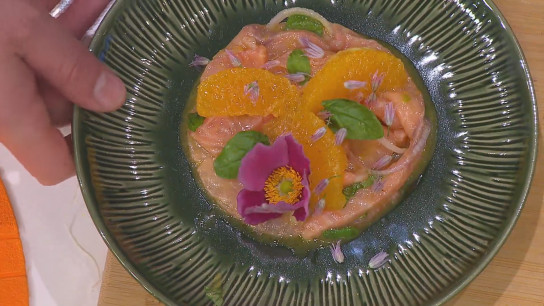 Salmone marinato agli agrumi