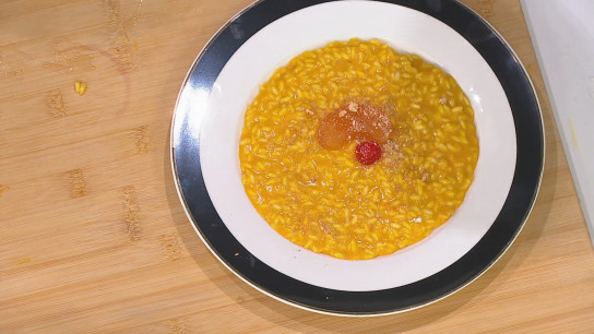 Risotto alla zucca nella zucca