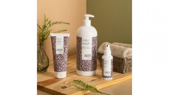 Australian Bodycare
Kit Intimate Care:
detergente, gel
e deodorante