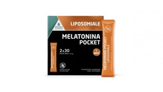 PromoPharma
Melatonina Pocket
Liposomiale
integratore 2x30stick
