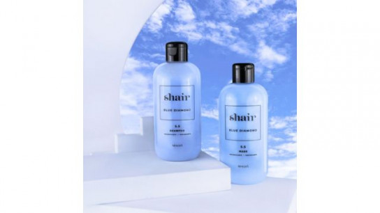 SHAIR
Blue Diamond 5.5 kit:
shampoo (250 ml)
e maschera (250 ml)