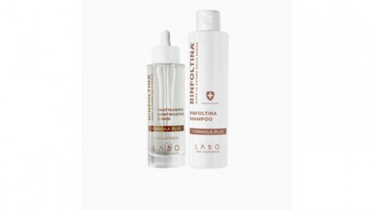 Rinfoltina®
Plus kit:
trattamento e shampoo
(100 ml; 200 ml)