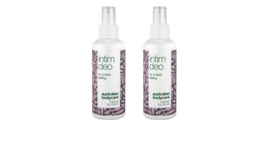 Australian Bodycare
Spray intimo
rinfrescante e
deodorante (2x100ml)