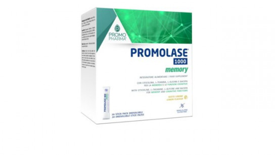 PromoPharma
Promolase 1000
Memory integratore
alimentare