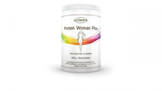 Ultimate
Protein Woman Plus
integratore
proteico (450g)