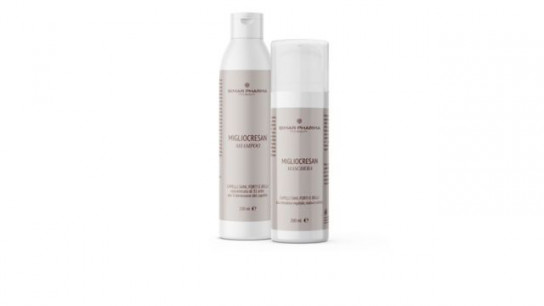Bimar Pharma
Kit Migliocresan
Shampoo (250ml)+
maschera (200ml)