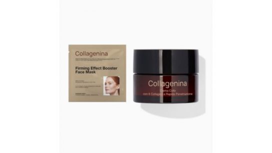 Collagenina
Skincare 6 Collageni:
crema collo (50ml) e
maschera viso (25ml)