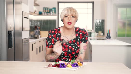 Polpo e patate in viola